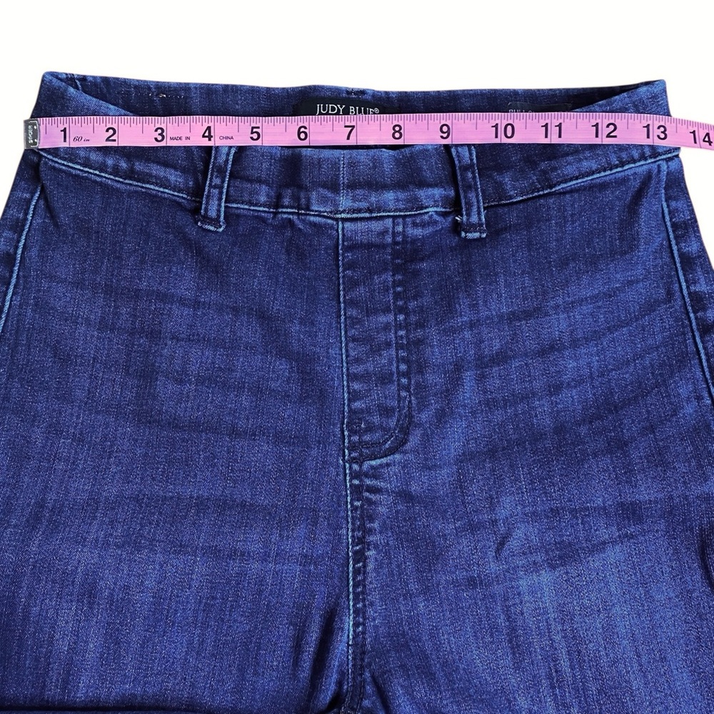 Judy Blue High Rise Pull On Super Flare Bellbottom Jeans Women’s Size 7 (28) - Picture 8 of 14